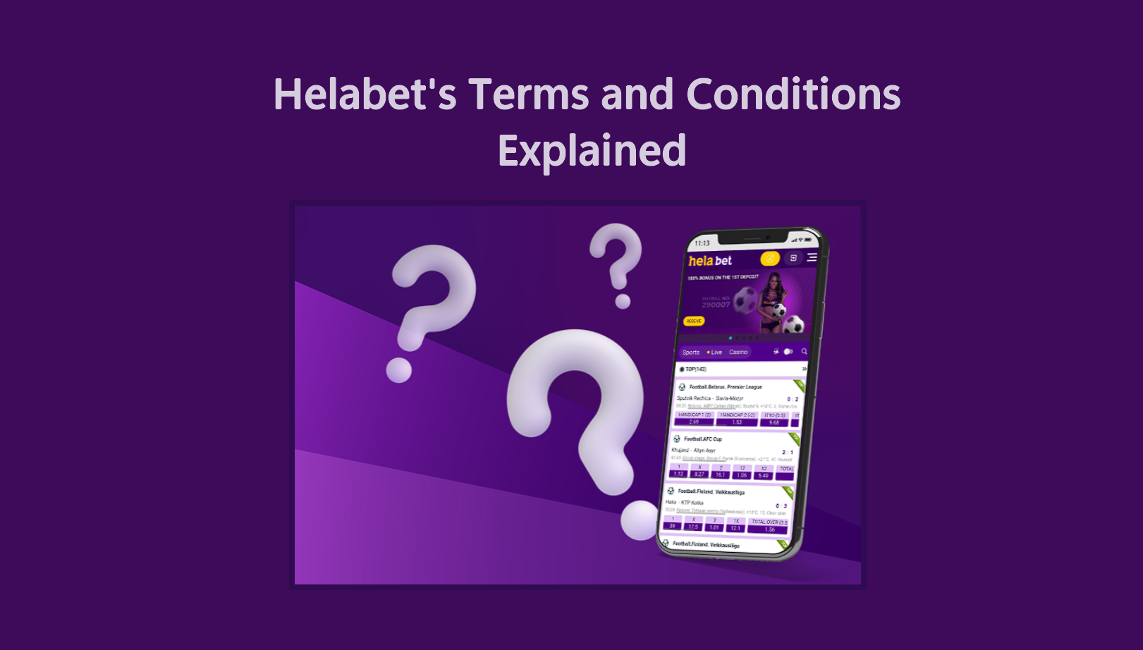 Helabet’s Terms and Conditions Explained